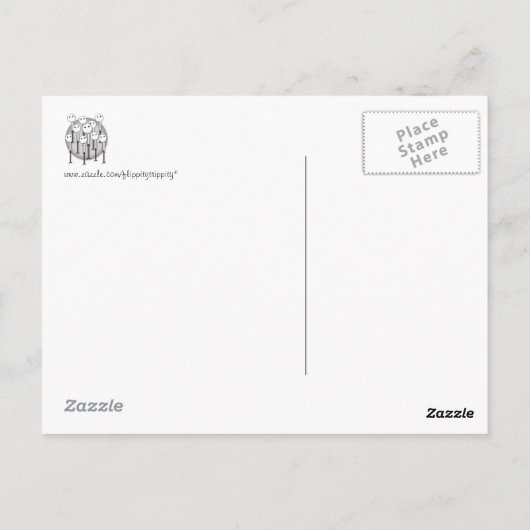 We Miss You Briefkaart (Achterkant)