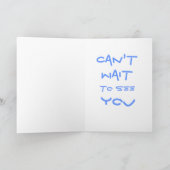 We Miss You Daddy Kaart - Blauw (Binnen)