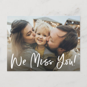 We Miss You Photo Briefkaart