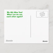 We missen je Briefkaart (Achterkant)