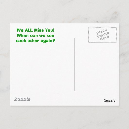 We missen je Briefkaart (Achterkant)