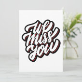 We missen je kaart (Staand voorkant)