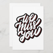 We missen je kaart (Voorkant / Achterkant)