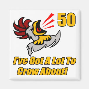 We moeten 50e verjaardag cadeautjes bedekken magneet