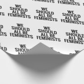 WE MOETEN ALLEMAAL FEMINISTEN ZIJN CADEAUPAPIER (Hoek)