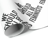 WE MOETEN ALLEMAAL FEMINISTEN ZIJN CADEAUPAPIER (Rol Hoek)