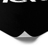 We moeten bij elkaar blijven Pun Dark BG Poster (Hoek)