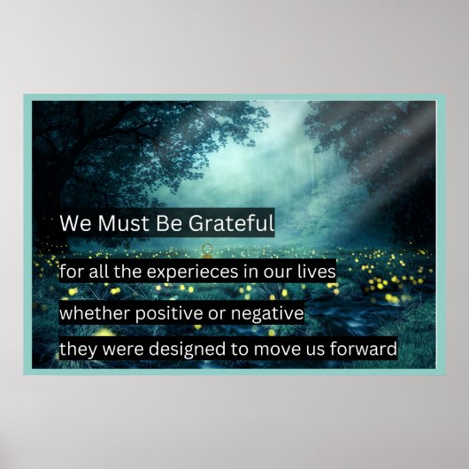 We moeten dankbaar zijn poster (Voorkant)