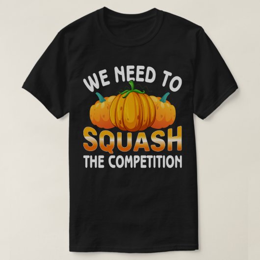 We moeten de concurrentie de kop indrukken t-shirt (Design voorkant)