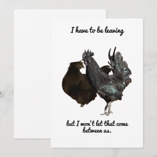 We moeten de Kaart verlaten (Voorkant / Achterkant)