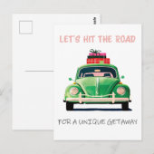 we moeten de weg naar een unieke weg inslaan briefkaart (Voorkant / Achterkant)