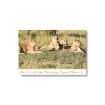 We moeten denken aan het avondeten.