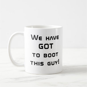 We moeten deze man opladen. koffiemok
