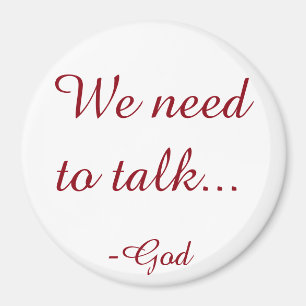 We moeten GOD spreken Magneet