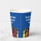 We moeten in 24 stemmen papieren bekers (Rechts)