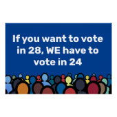 We moeten in 24 stemmen perfect poster (Voorkant)