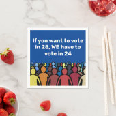 We moeten in 24 stemmen servet (Insitu)