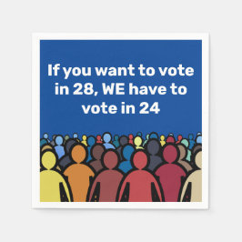 We moeten in 24 stemmen servet