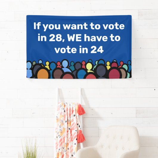 We moeten in 24 stemmen spandoek (Insitu)