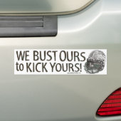 We moeten jullie vermoorden. Bumpersticker (Op auto)