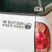 We moeten jullie vermoorden. Bumpersticker (Op Truck)