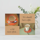 We moeten koffie hebben..., een ... (Staand voorkant)