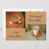 We moeten koffie hebben..., een ... (Voorkant / Achterkant)