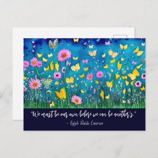 We moeten ons eigen Briefkaart voor de Florence-pr (Voorkant / Achterkant)