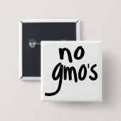 We moeten ons voedsel beschermen. vierkante button 5,1 cm (Voorkant /achterkant)