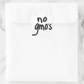 We moeten ons voedsel beschermen. vierkante sticker (Tas)