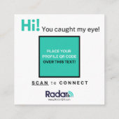 WE MOETEN PAREN VIERKANTE VISITEKAARTJE (Achterkant)