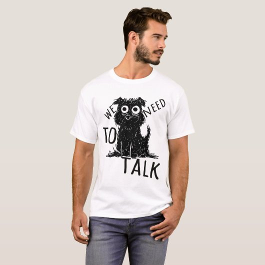 We moeten praten t-shirt (Voorkant volledig)