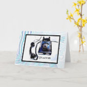 We moeten praten  telefoon Kaart (Gele Bloem)