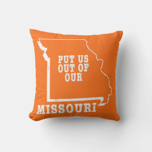 We moeten uit onze Missouri. Buitenkussen