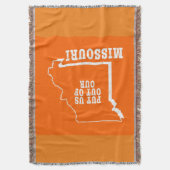 We moeten uit onze Missouri. Deken (Voorkant Verticaal)