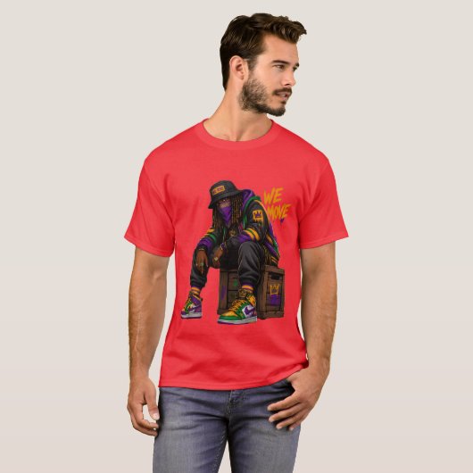 We Move T-shirt (Voorkant volledig)
