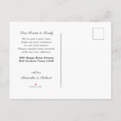 We Moved Come Visit Typography New Home Photo Aankondigingskaart (Achterkant)