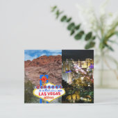 We Moved Las Vegas Address Announcement Postcard Aankondiging (Staand voorkant)