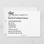 We Moved Las Vegas Address Announcement Postcard Aankondiging (Achterkant)