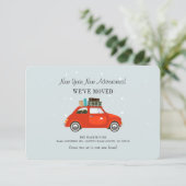 We Moved New Address Notice Moving Announcement (Staand voorkant)