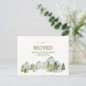 We Moved New Home Address Announcement Postcard Aankondigingskaart (Staand voorkant)