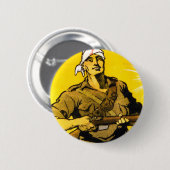 We Nam De Heuvel In Ronde Button 5,7 Cm (Voorkant /achterkant)