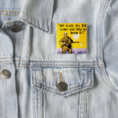 We namen de heuvel vierkante button 5,1 cm (In situ)