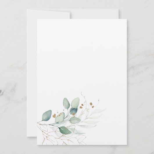 We nemen de aankondiging van het Eucalyptushuwelij (Achterkant)