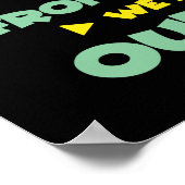 We nemen de aarde niet over van onze voorouders. poster (Hoek)