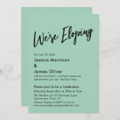 We nemen minimale handschriftafbakening met lichtg kaart (Voorkant / Achterkant)