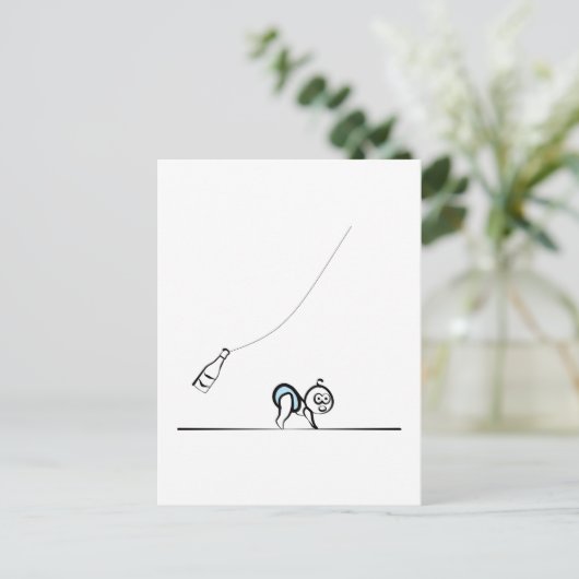 We noemen deze babyjongen - RSVP Briefkaart (Staand voorkant)