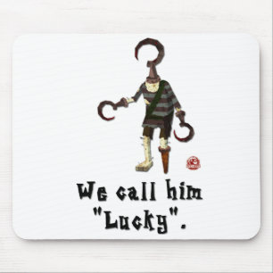 We noemen hem "Lucky" Mousepad Muismat