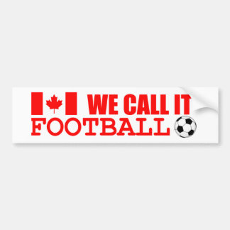 We noemen het Football Bumpersticker
