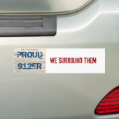 We omringen ze bumpersticker (Op auto)